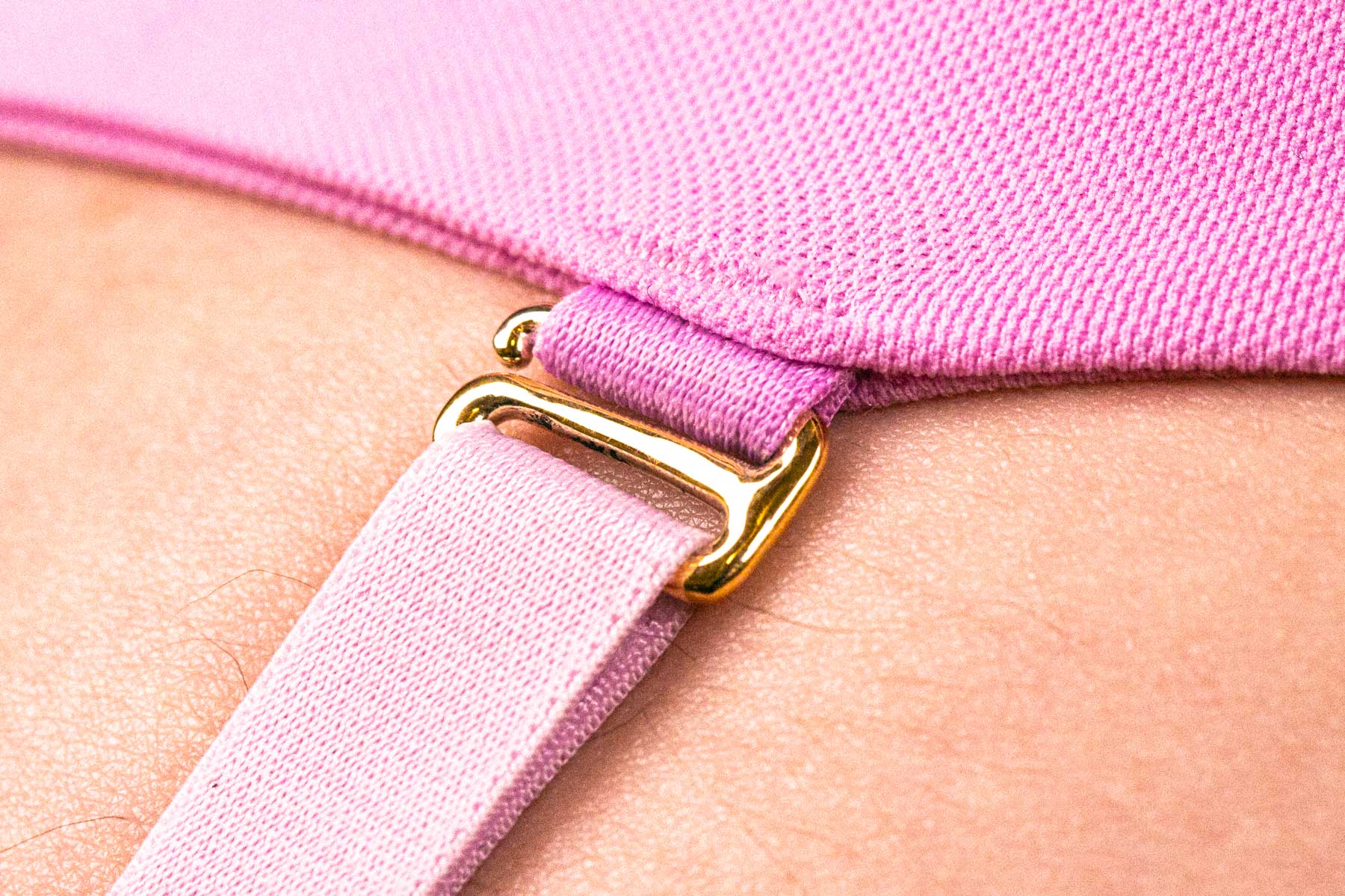 14K Yellow Gold Encrusted Hardware Taffy Virtue Strap designed for strap sculpt squeeze. Versatile straps for styling.