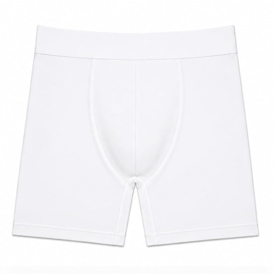 Men’s white smooth pouch-fit Sculpt Jockstrap 5" Trunk, front product view — Color: White