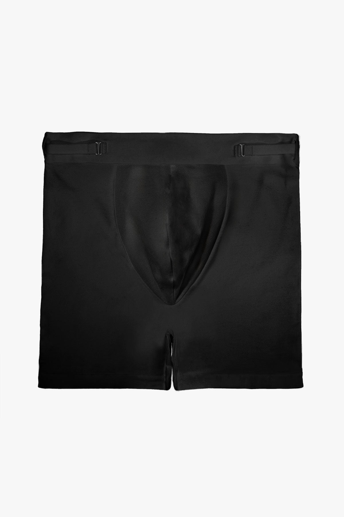 Slip à bretelles côtelées - Compact, Noir