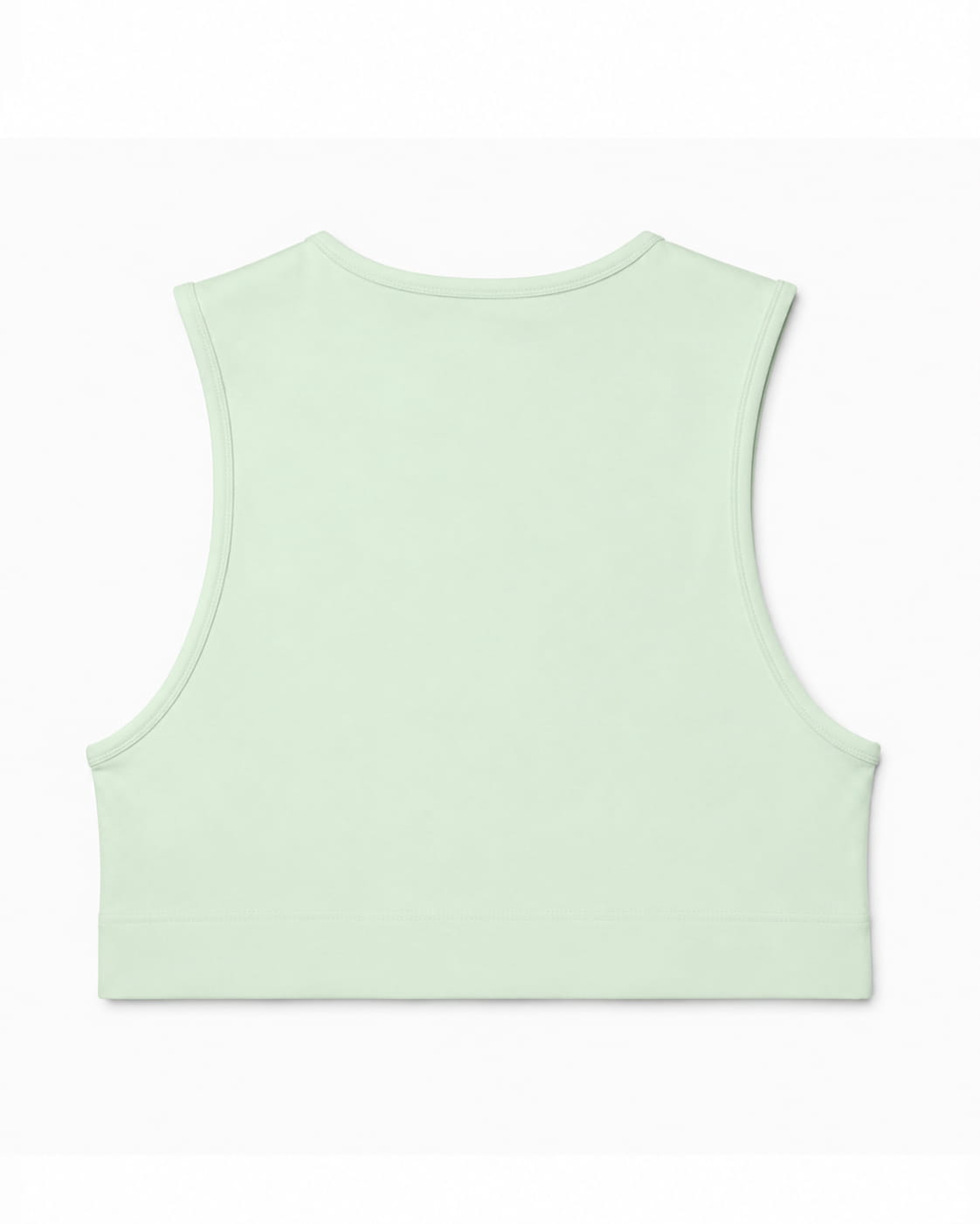 Mint Mini Crop Top, back product view — Color: Mint