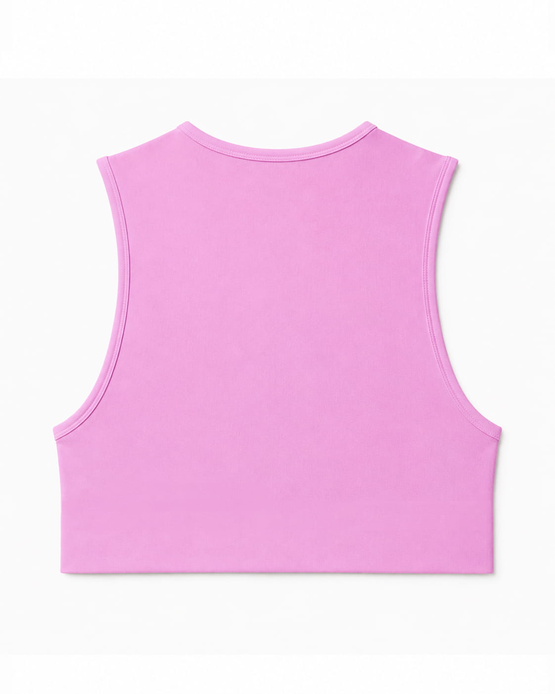 Taffy Mini Crop Top, back product view — Color: Taffy