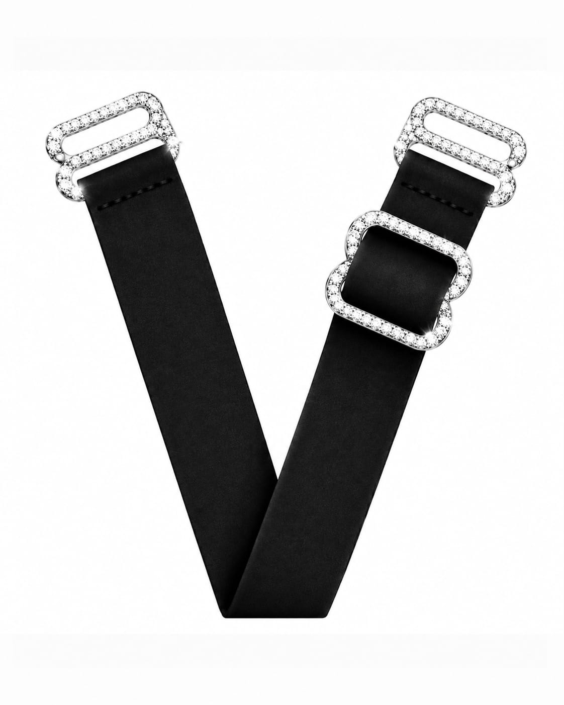Diamond-lined Platinum VStraps