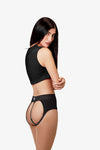 Calzoncillos con tira transparente - Compacto, Negro