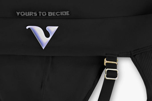Diamond-lined 14K Yellow Gold VStraps