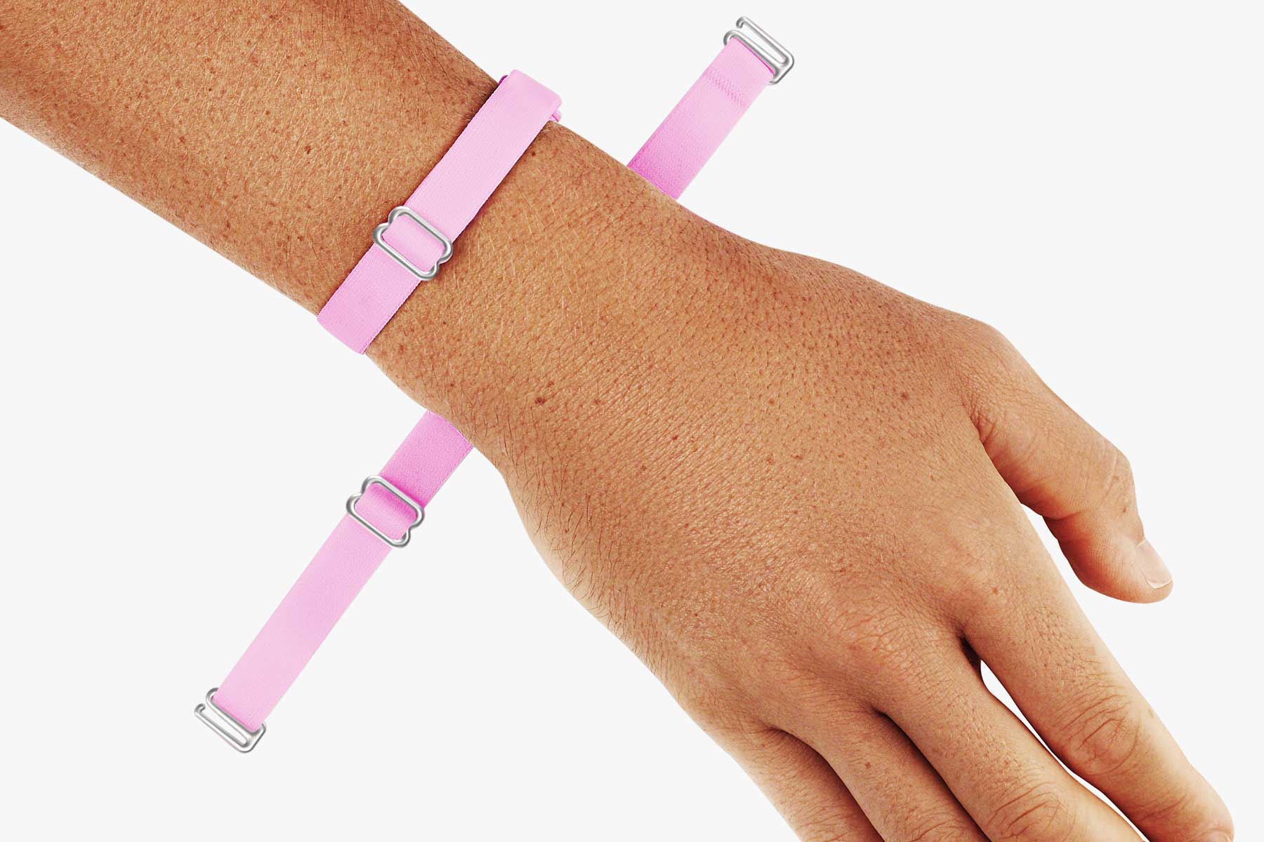 Taffy Straps with Platinum Hardware